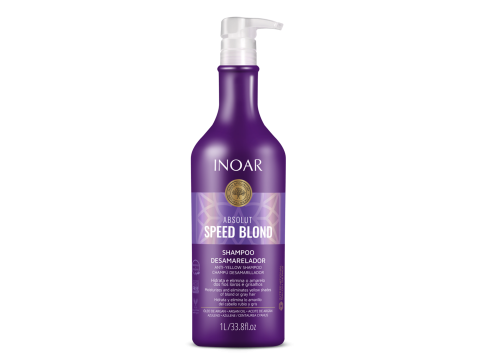 Inoar Speed Blond Pilkinantis, spalvą koreguojantis šampūnas 1000ml